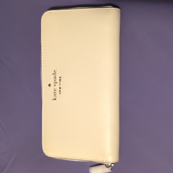 Kate Spade large wallet lemon fond - Picture 1 of 6